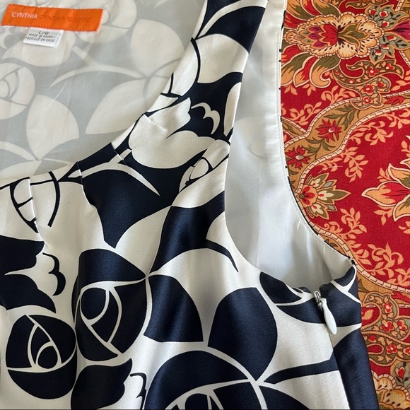 Cynthia Steffe Silk Summer Floral Print Dress - Picture 4 of 11